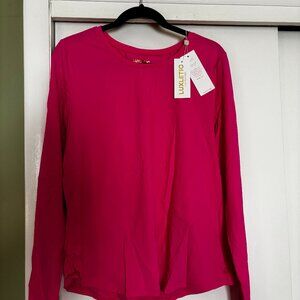 Lilly Pulitzer Luxletic Pink Top XL NWT